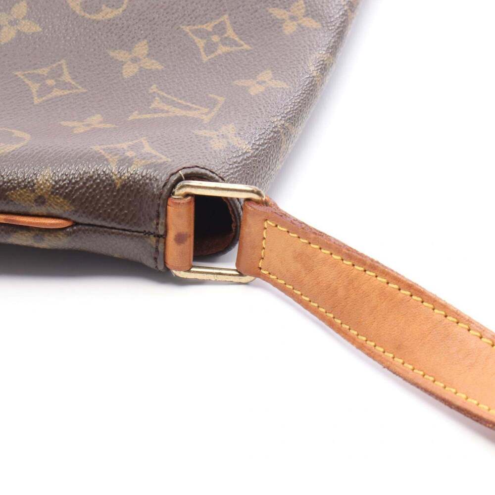 LOUIS VUITTON Authentic Brown Monogram Leather Shoulder Bag - Picture 8 of 9
